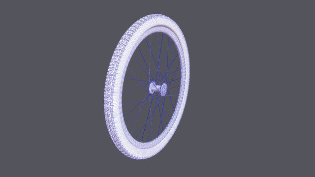 MTB Wheel By RicardoG 3D Model