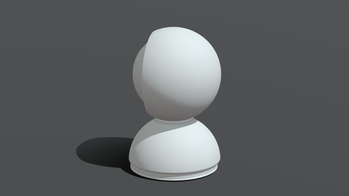 Eclisse Lamp by Vico Magistretti for Artemide 3D Model