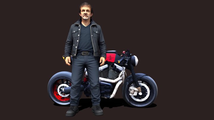 Olivier- Avinton Cafe Racer 1600 – Free 3D Model STL