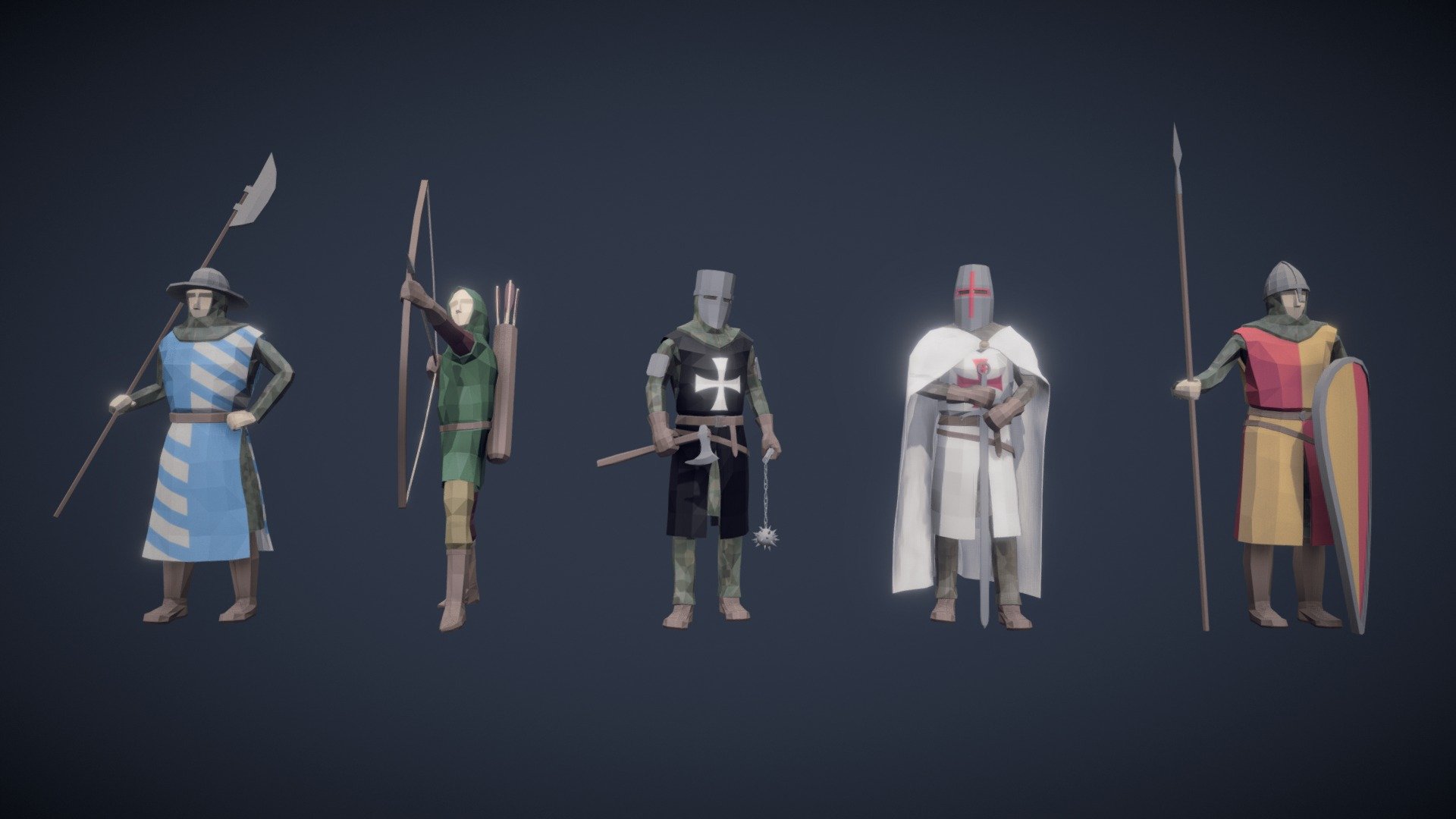 Stylized Medieval Characters