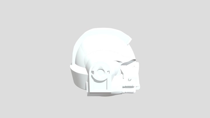 Adeptus Astartes/Space Marine Helmet MK VIII 3D Model