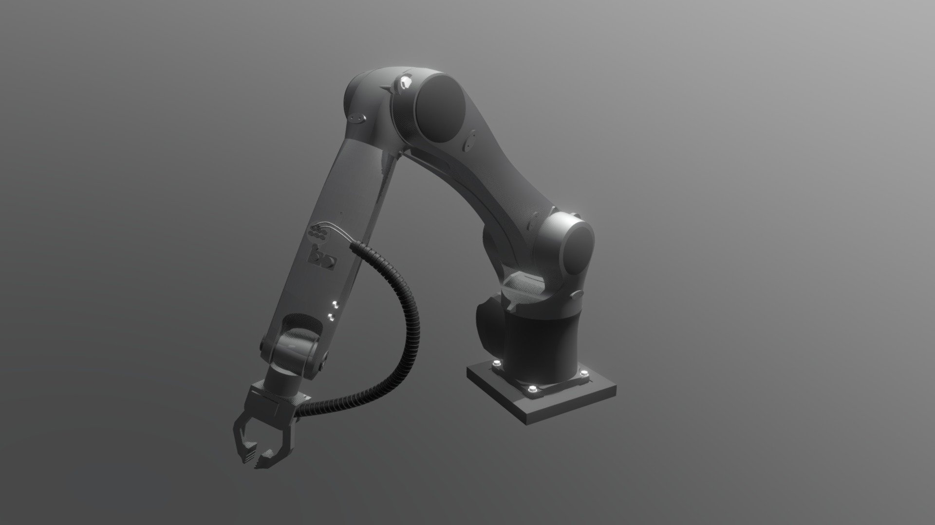 Robo Arm01 - 3D model by whywalk [cd23616] - Sketchfab