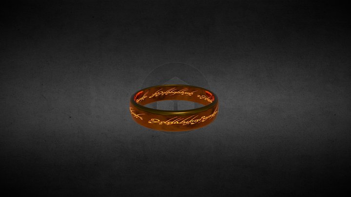 Sauron's Ring 3D Model