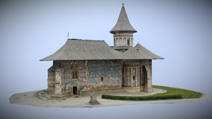 Manastirea Voronet- monastery 3D Model