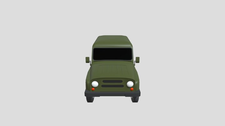 Uaz 2924 Off-roader 3D Model