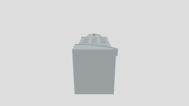 Amsterdam_ Canal house 3D Model
