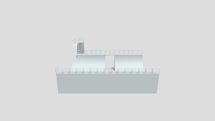 My Halfpipe for Assignment 3 3D Model