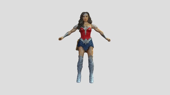 Wonder Woman toy 3D Model