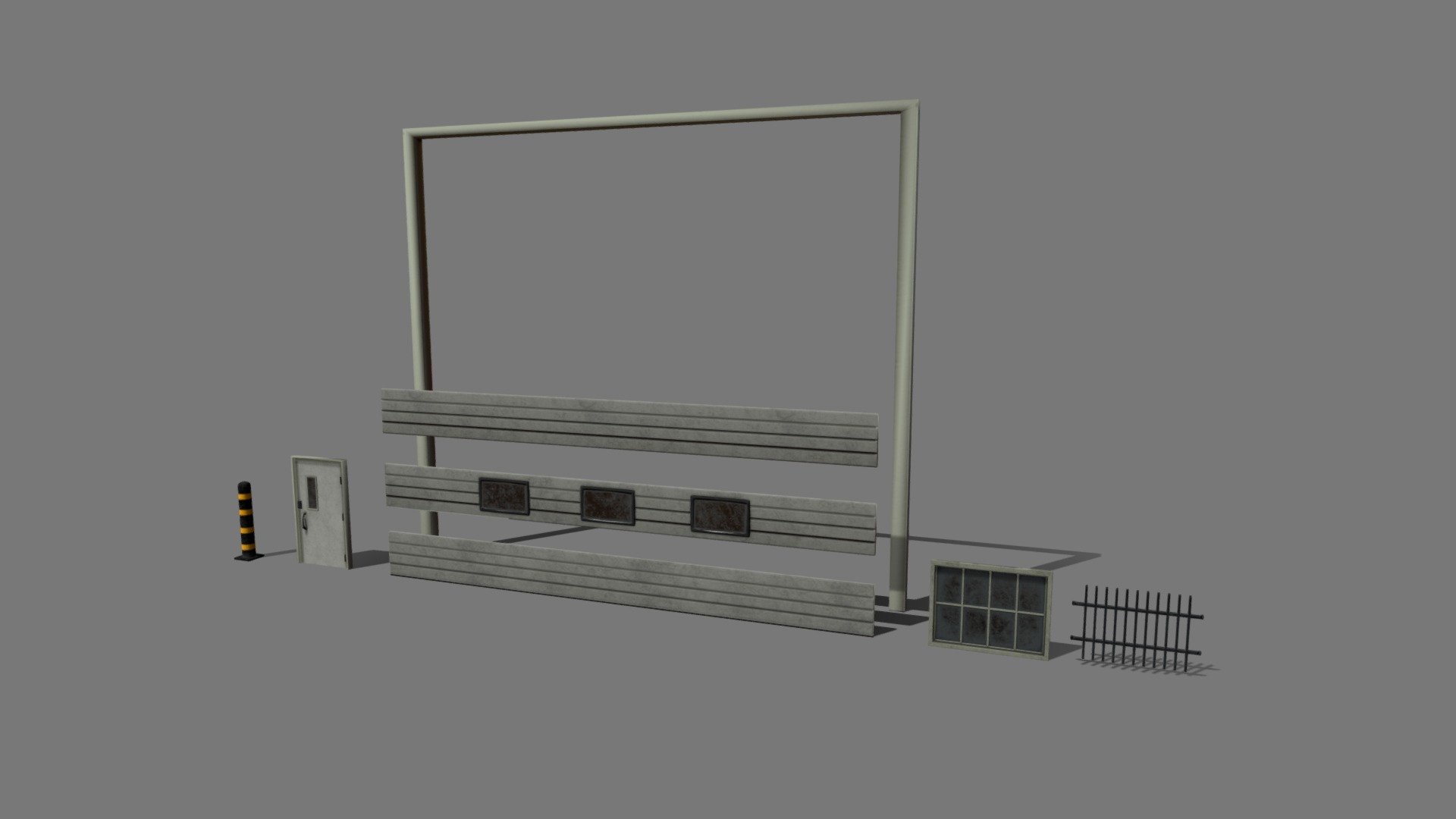 Doors Windows Kit Download Free 3D model by Dumokan Art (dumokanart