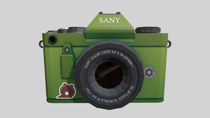 Stylized Camera 3D Model