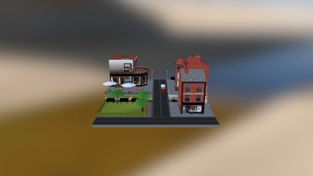 London Cityscene 3D Model