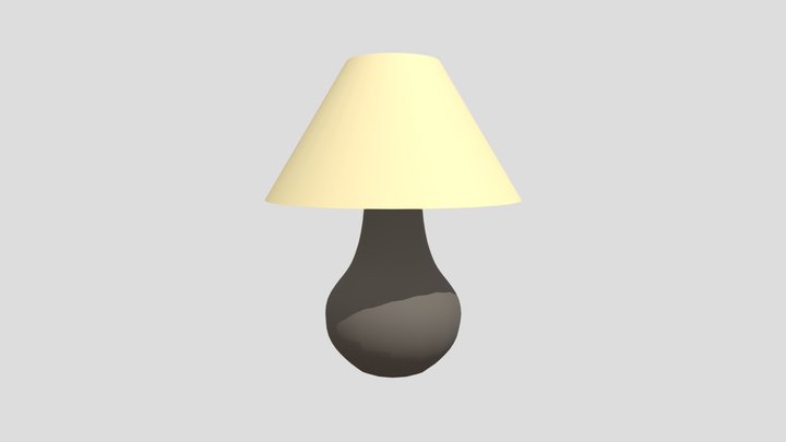 Low Poly Lamp 3D Model