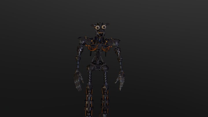 Glitchtrap fnaf plus glitchy add on!!! - 3D model by meepster