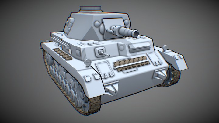 tank_noⅣ 3D Model