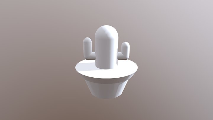Celeste's Cactus 3D Model