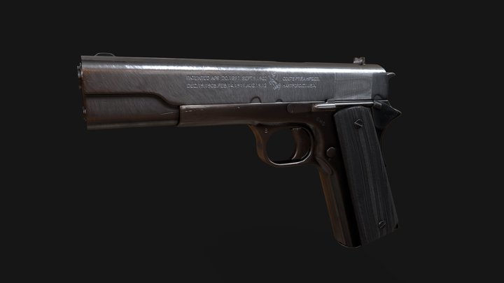 Colt M1911 3D Model