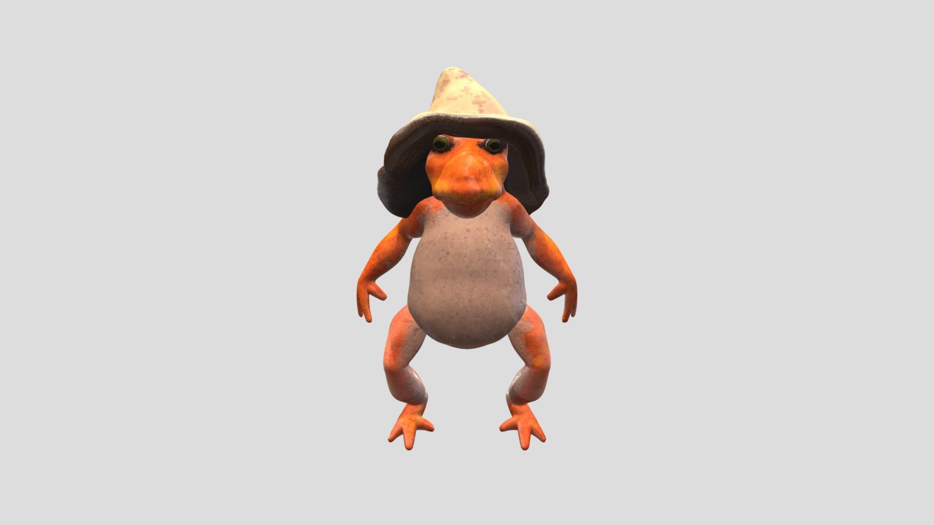 Wizard Frog - 3D model by xcg2903 [cd2ad86] - Sketchfab