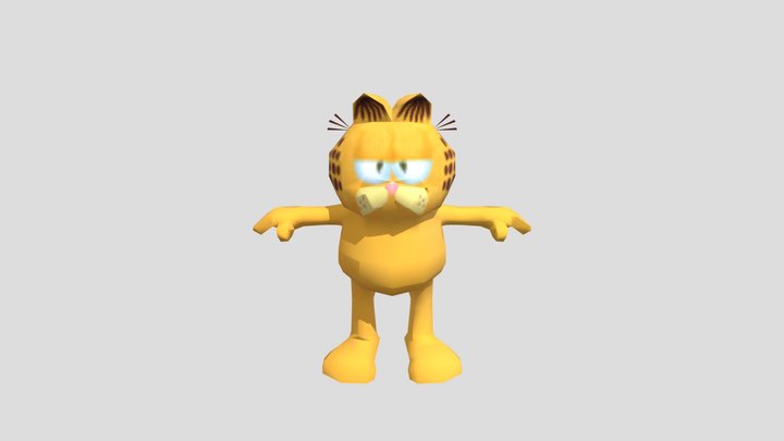 garfield from garfield gets real 3D Model