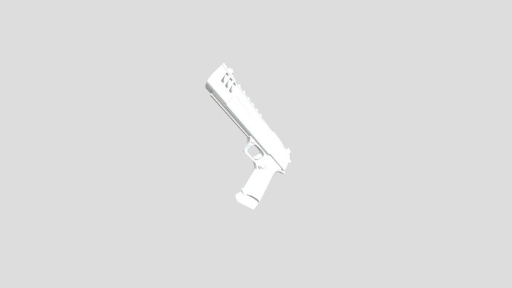 hand-cannon-mark-ii-pistolmo 3D Model