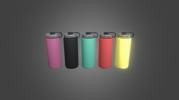 Water Bottle 3D Model