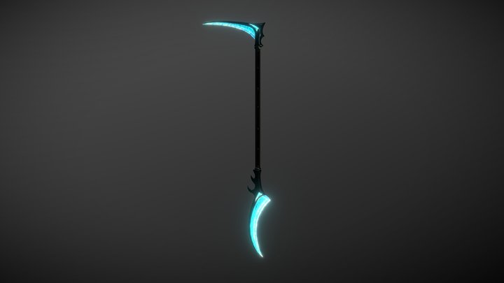 War Scythe of The House of Grim 3D Model