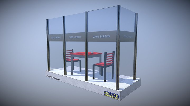 Cafe-screen 3D models - Sketchfab