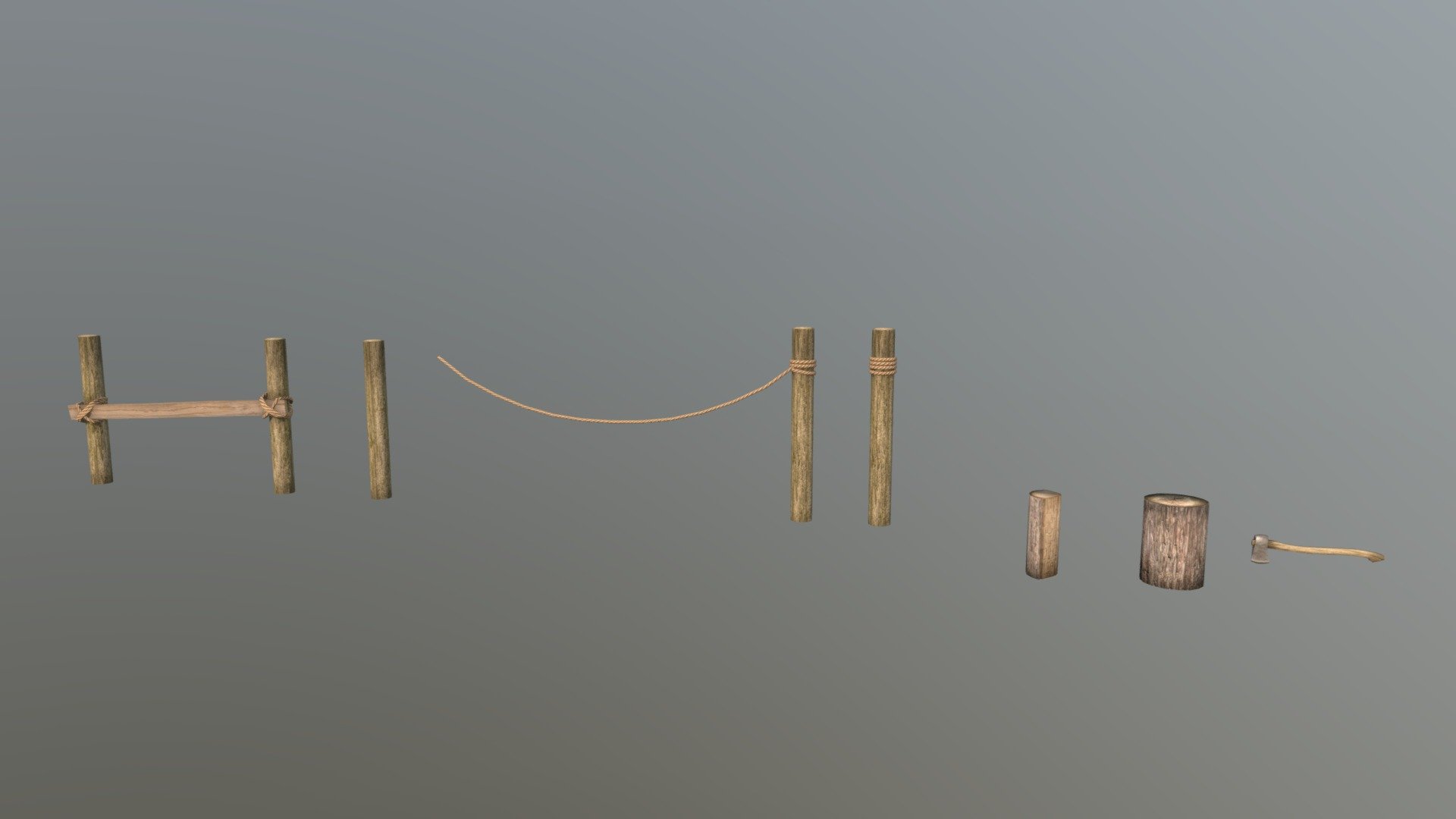 Medieval Pack - Wood set #1
