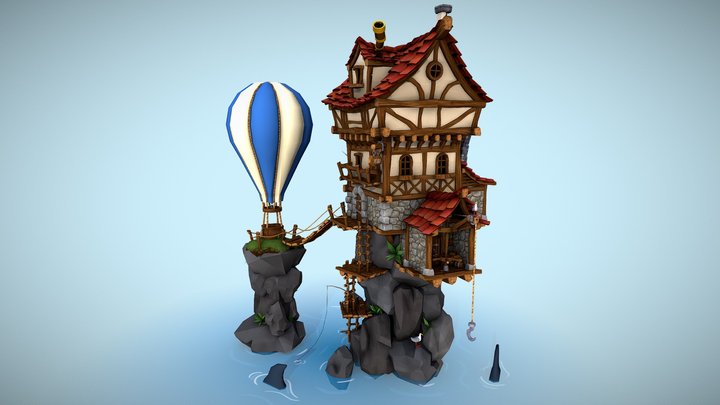Adventurers Sanctuary 3D Model