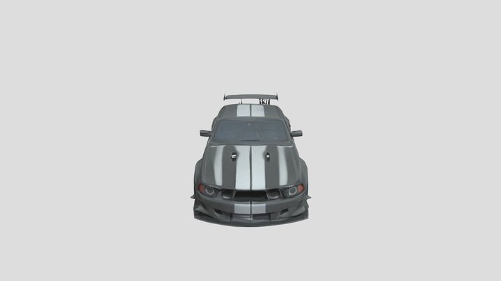 Ford Mustang Darkhorse Kit 3D Model