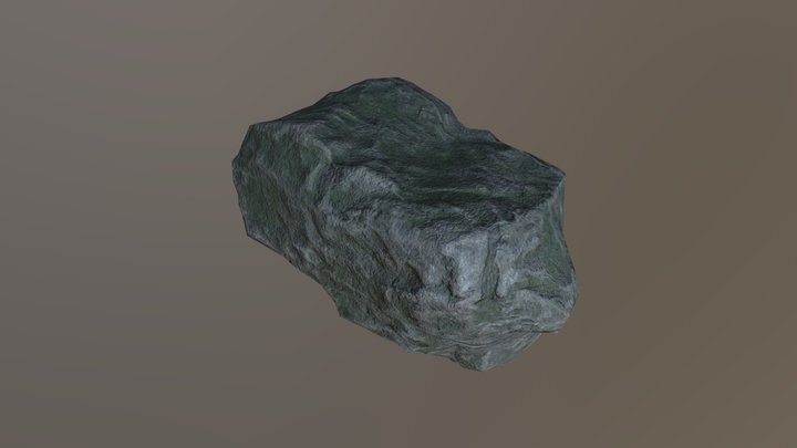 Large Boulder Piece 3D Model