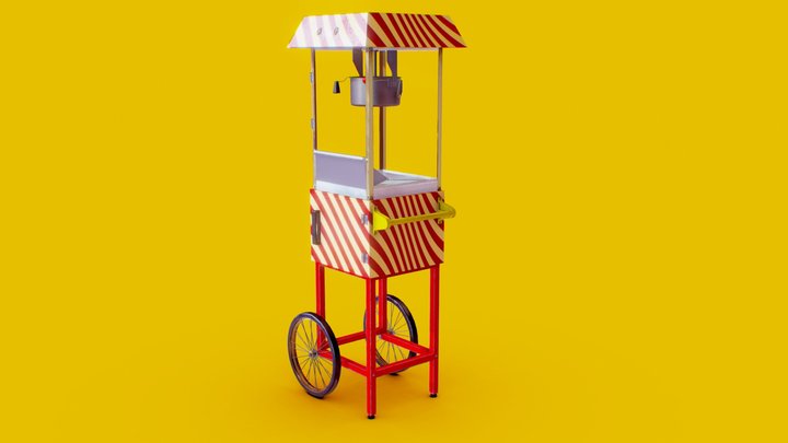 Popcorn machine 3D Model