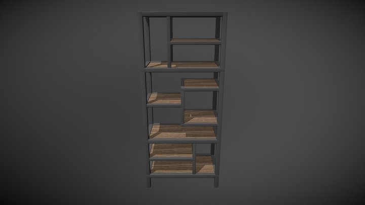 Industrial Shelf 3D Model