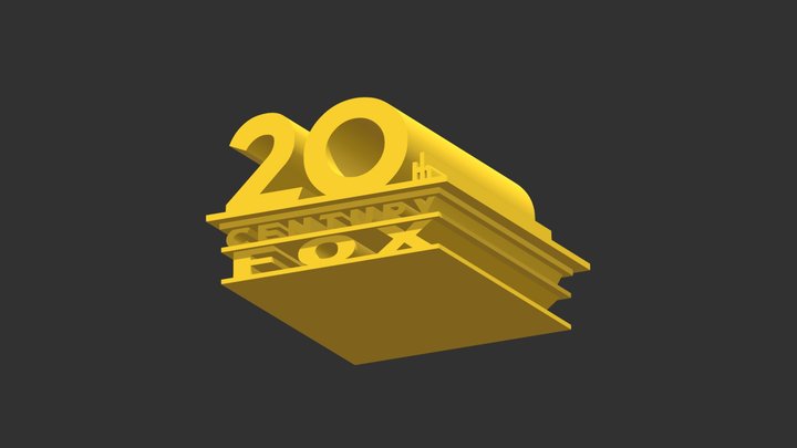 20th Century Fox Logo 2005 borreguito Version Re 3D Model