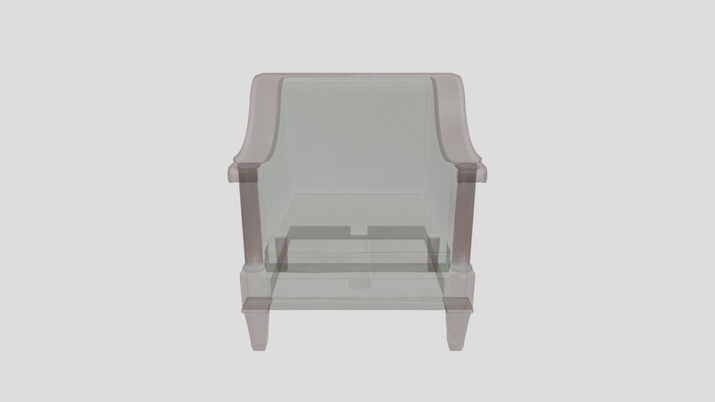 1920 Empire Revival Box Chair