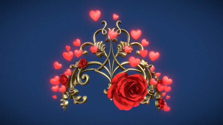 Roses 3D models - Sketchfab