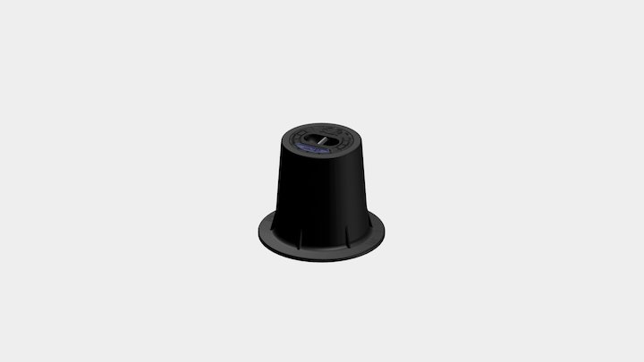 80220250010 Surface Box Mp Ld-ku Avk Pl Water Bl 3D Model