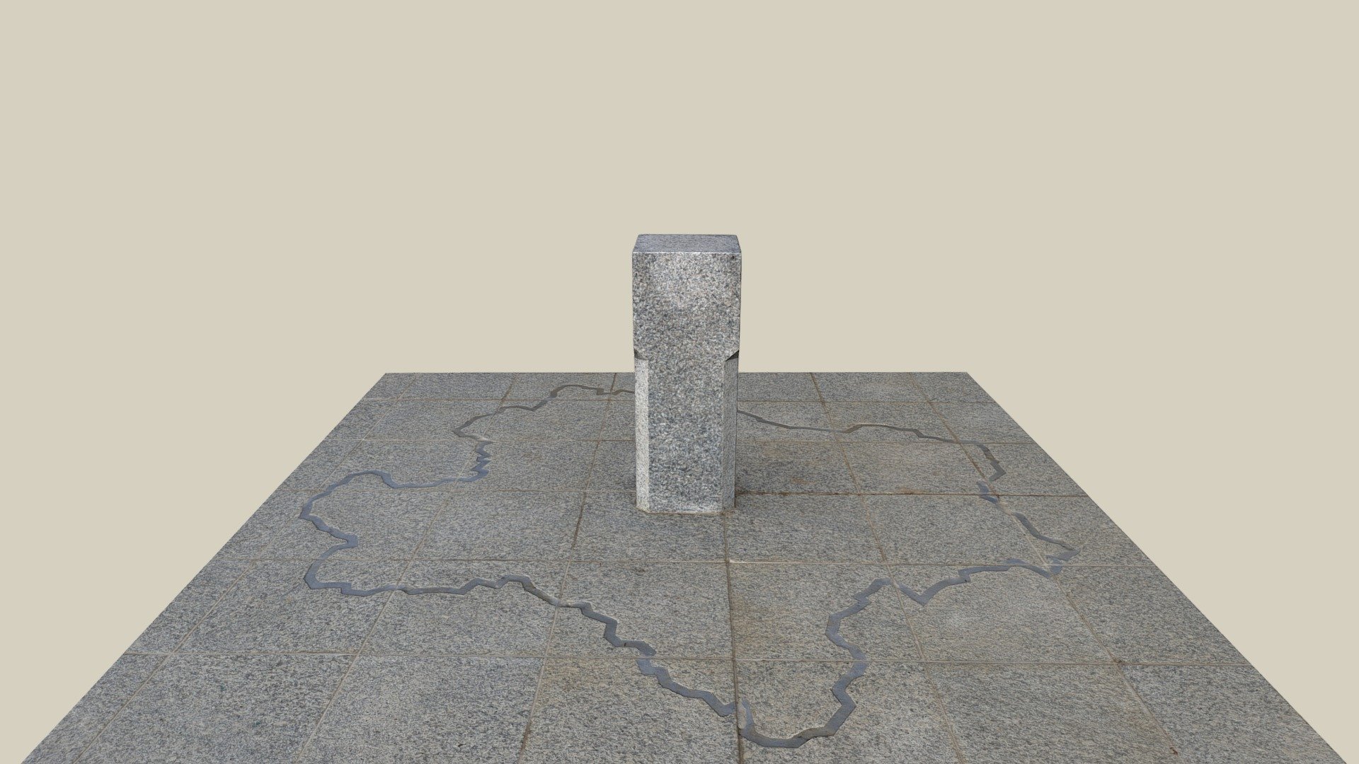 Landesmittelpunkt — Sketchfab embed 3D viewer