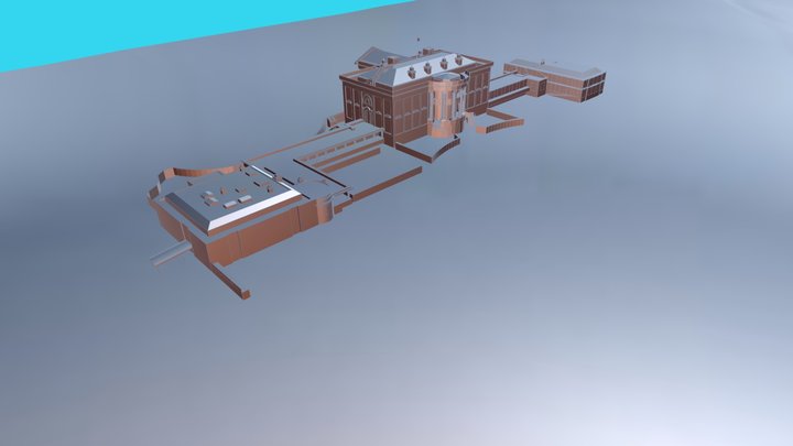 White House Bhlm 3D Model