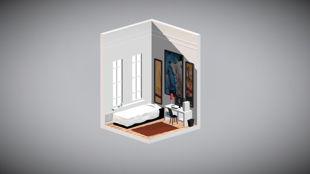 Isometric Bedroom