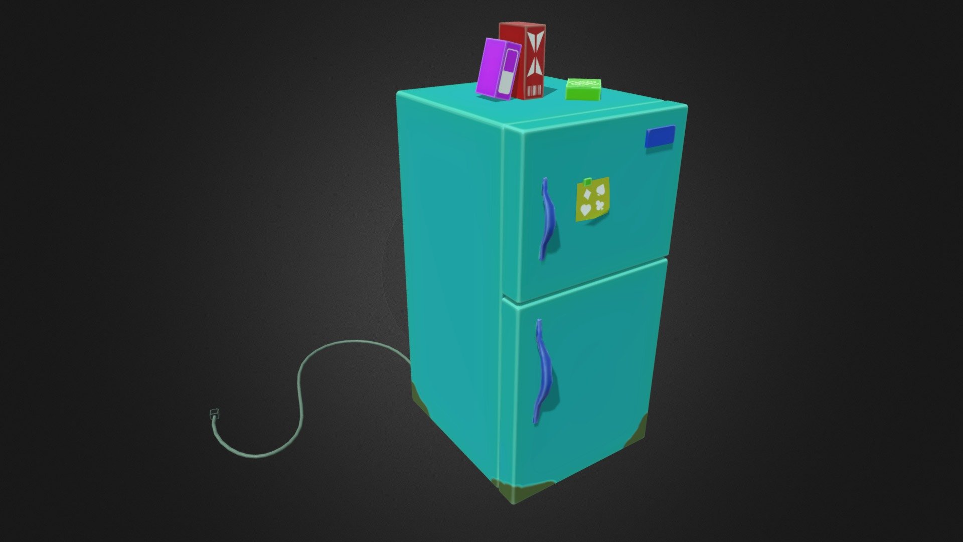 Fridge - Download Free 3D model by Samuel6012 (@HSIEN_JEN_CHIU ...