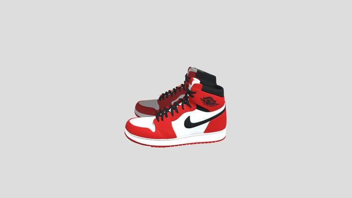 Jordan 1 Chicago - Luis 3D Model