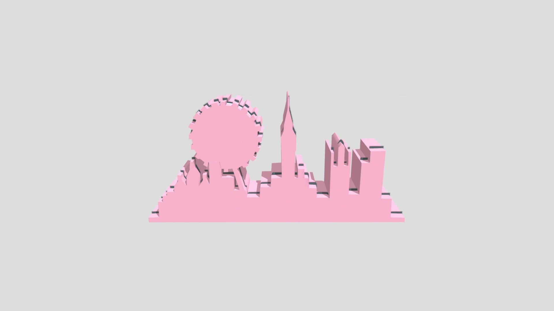 English_London Landmark — Sketchfab embed 3D viewer