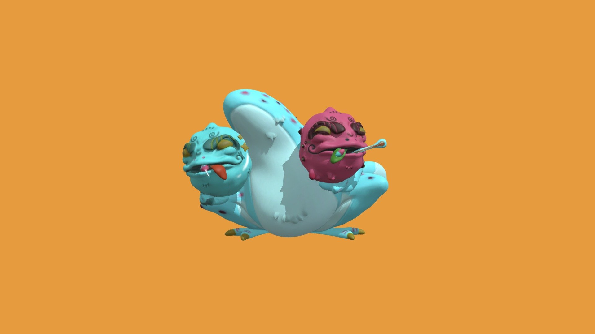 Strange monster laboratory_Pretend monster