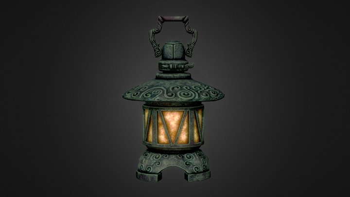 Ancient Lantern 3D Model