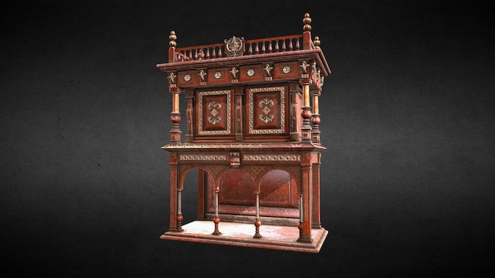 attic cabinet 3D Model