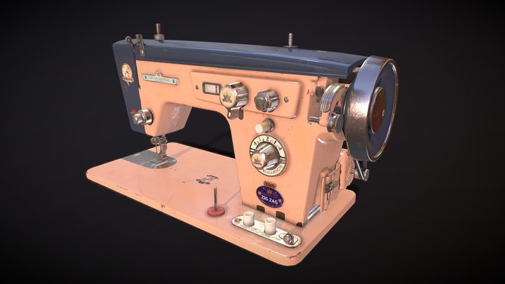 Sewing Machine 3D Model