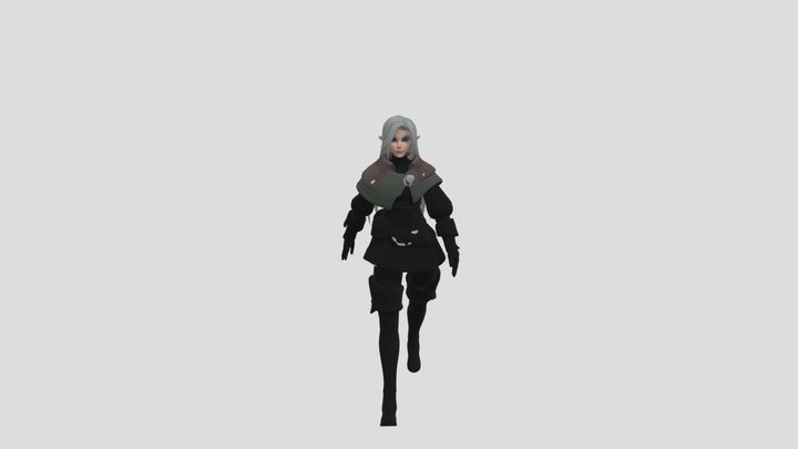 Azri Idle & Walk 3D Model