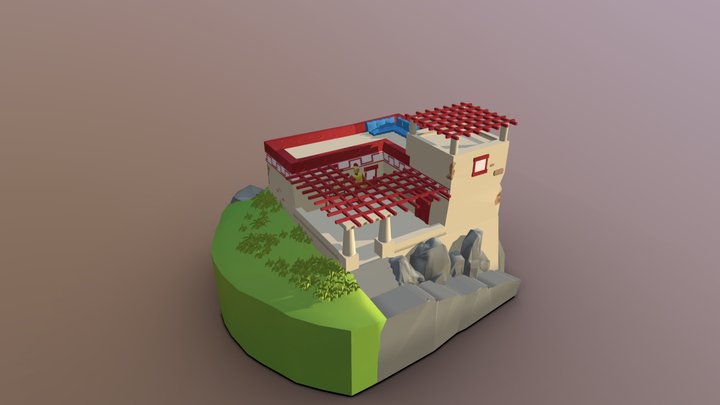 Greek old Civilization 3D Model