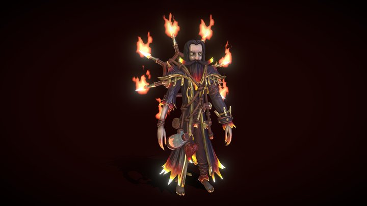 Blackbeard 3D Model