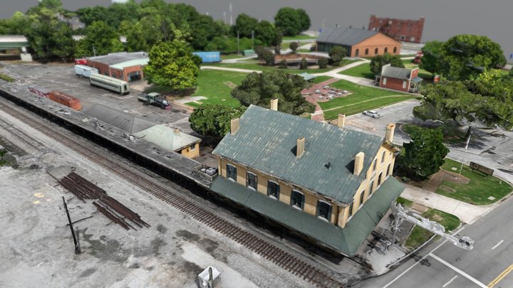 Historic Huntsville Train Depot – Gratis 3D-model STL